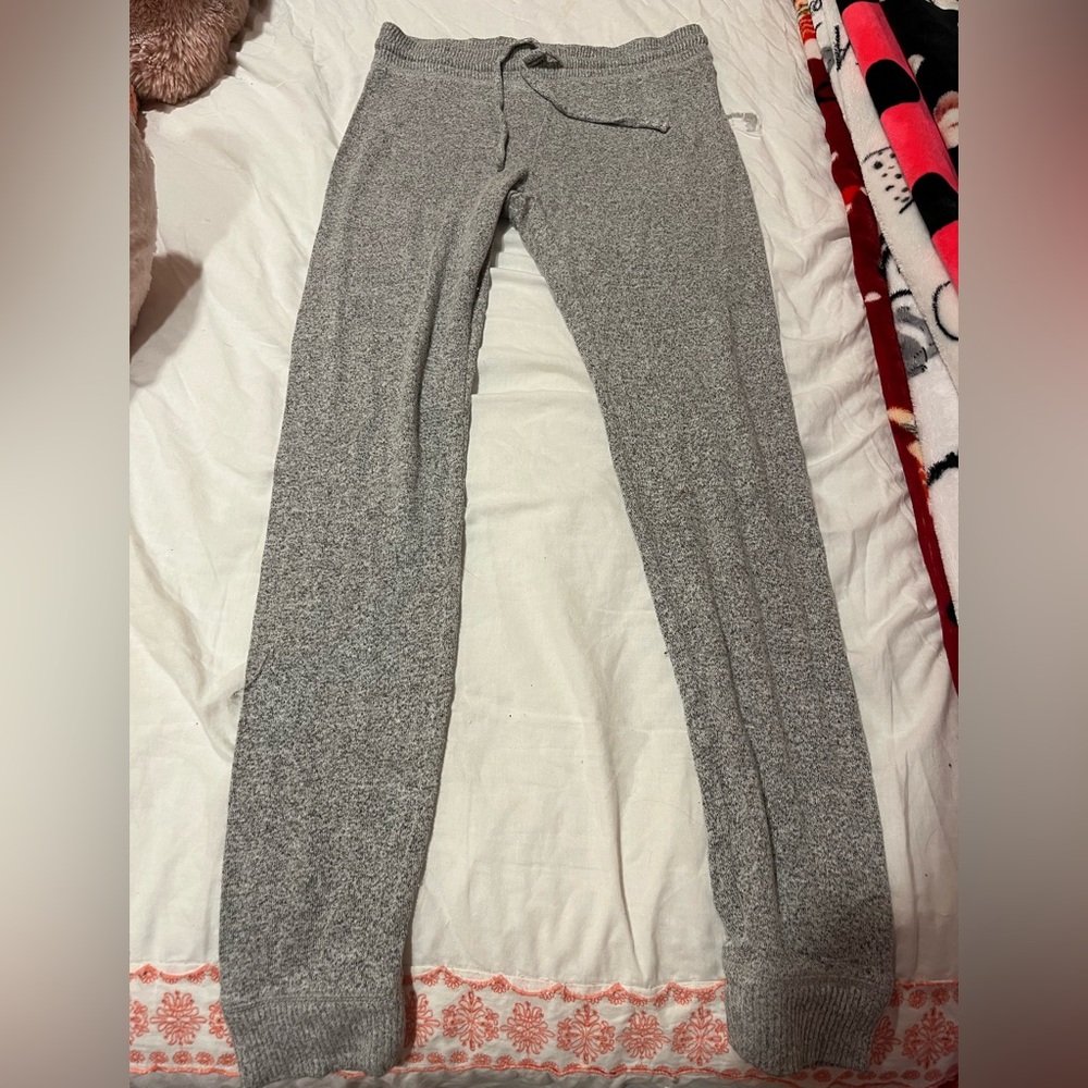 American Eagle Outfitters Light Gray Soft Joggers